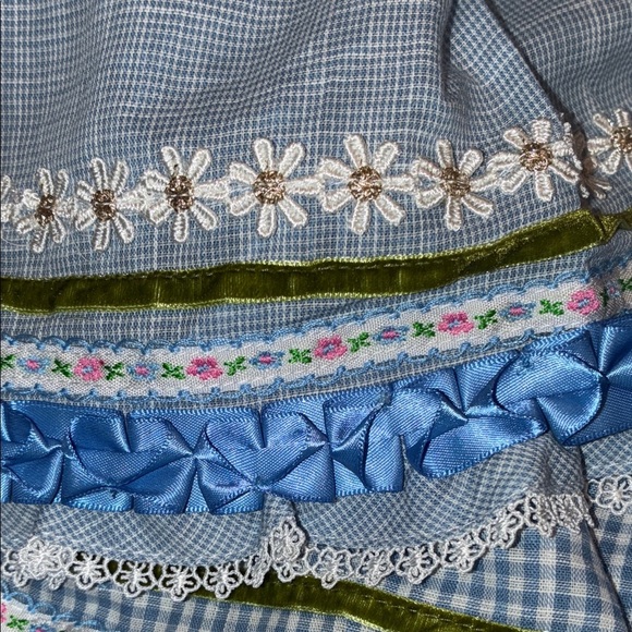 Chic Blue Lace-Up Mini Dress - Picture 9 of 10